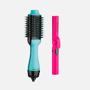 Combo Revlon One-Step Cepillo Secador + Plancha
